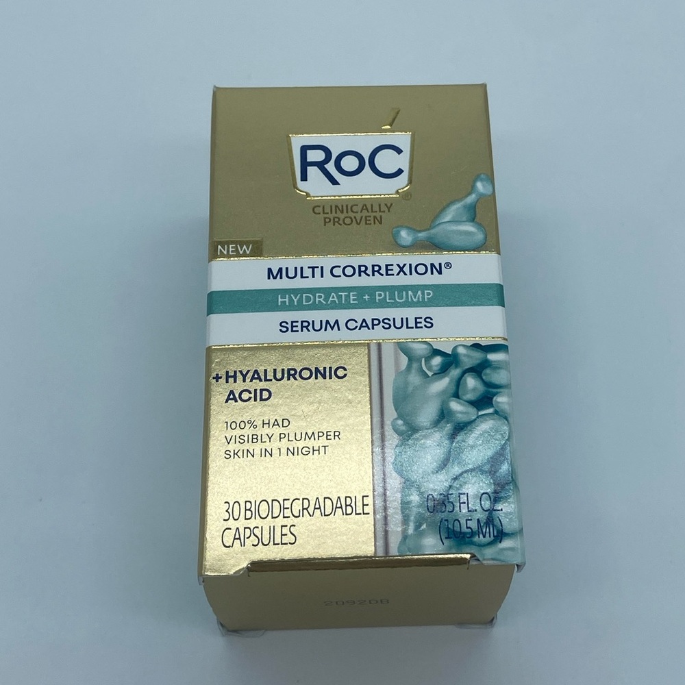 BNIB Roc Skincare Multi Correxion Hydrate and Plump Serum Capsules